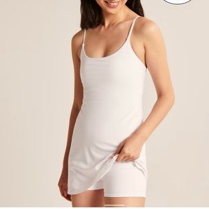 White Abercrombie mini traveler dress